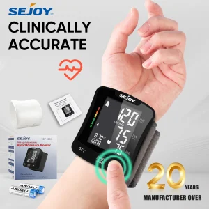 Electronic Wrist Cuff Blood Pressure Monitor