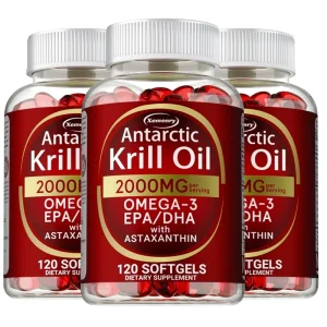 Krill Oil Capsules Brain Health, Joint Heart
